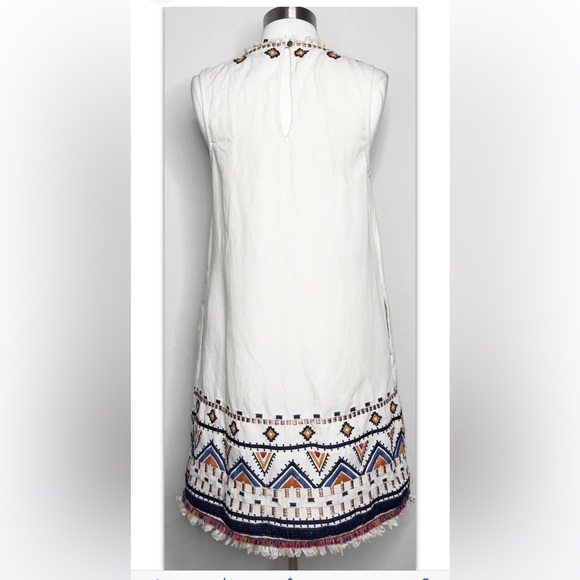 Anthropologie Akemi + Kin Reagan Embroidered Shift Dress Size 4 (S )MSRP $228 - Picture 7 of 10